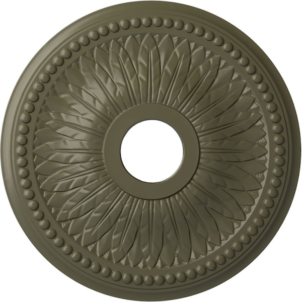 Ekena Millwork Bailey Ceiling Medallion (Fits Canopies up to 5 3/4"), 18"OD x 3 3/4"ID x 1 1/2"P, Painted Turtle CM18BIPTF - main